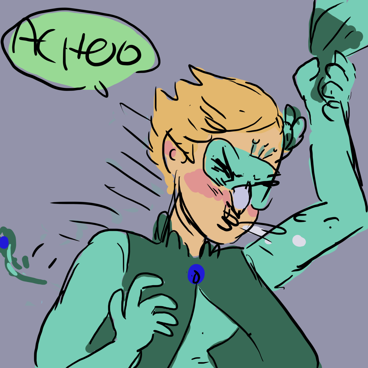 frogopera:  when you’re allergic to feathers but you gotta go beat up your father