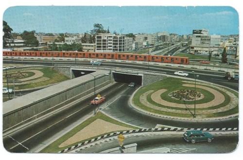 Tarjetas postales del SCT Metro de la Ciudad de México, línea 1 y 2.InsurgentesBellas ArtesTrayecto 