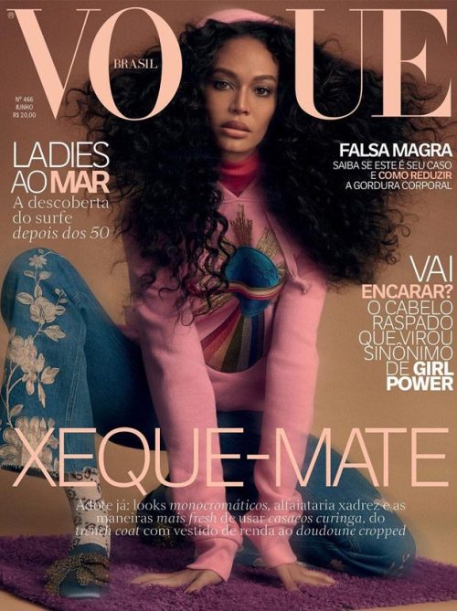 sinnamonscouture: Joan Smalls Covers Vogue Brasil June 2017