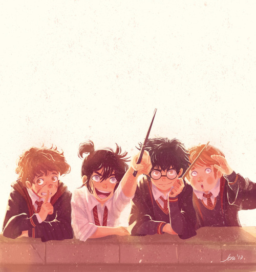 Messrs Moony, Padfoot, Prongs and Wormtail.