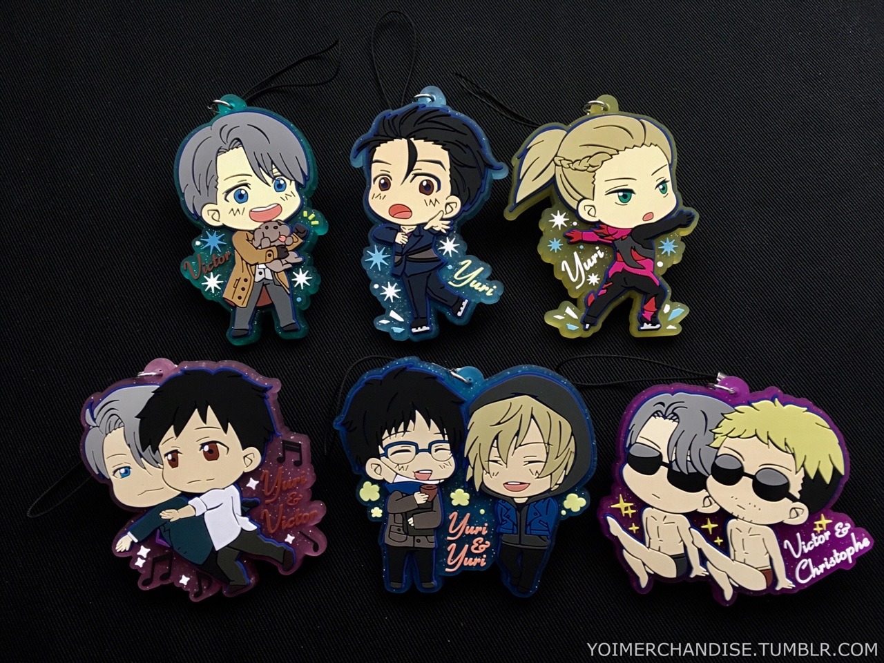 yoimerchandise: YOI x Toji Colle Rubber Straps/Clip Badges (Vol. 2) Original Release