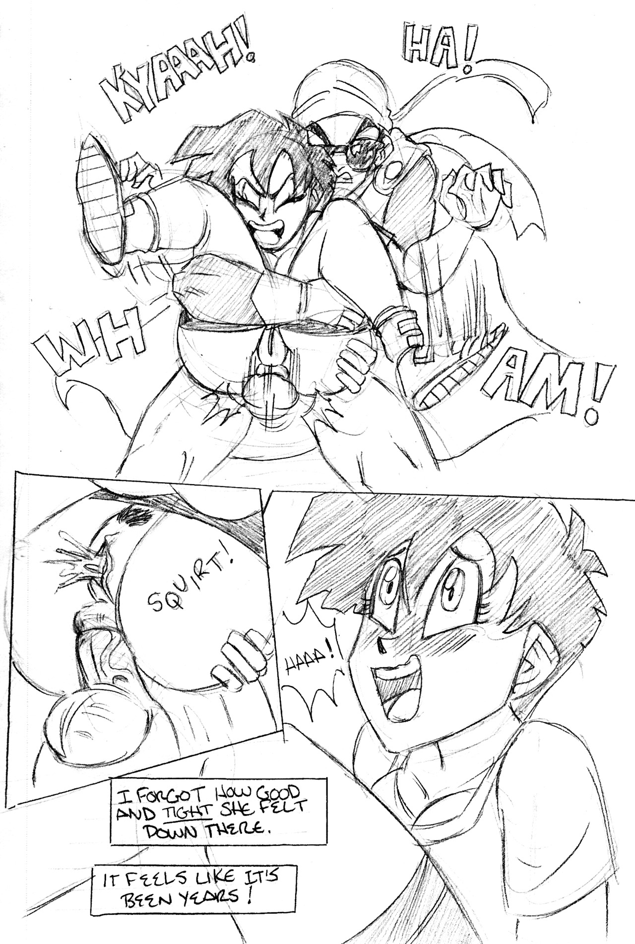 Surprise! Here’s a short GohaxVidel comic! Last night I wanted to challenge myself