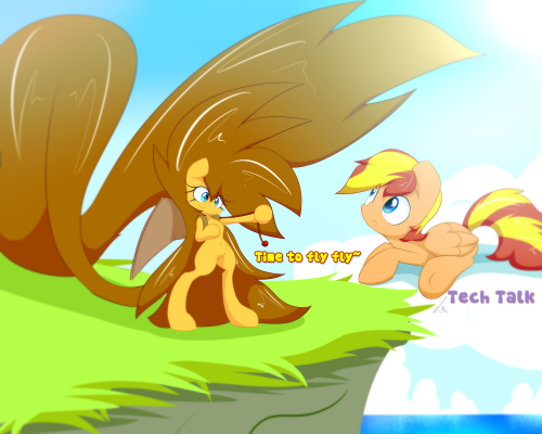 isle-of-forgotten-dreams:  OC: Tech Talk Sera: I shall fly~ <3 Will I fly fly?  x3 D'aww~!