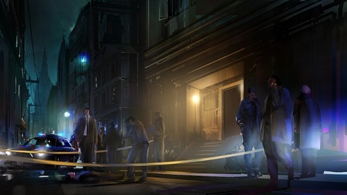 fuckyeahvideogamesartworks:  MURDERED: SOUL SUSPECT ´s concept art i can´t wait to play this game (and evil within)