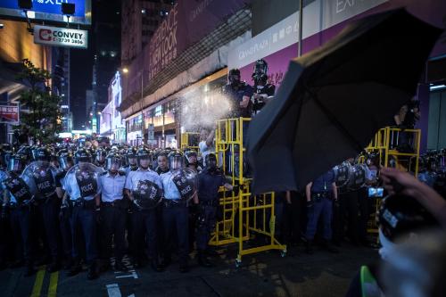 koimizu:  Meanwhile in HONG KONG (25 Nov 2014) Hong Kong authorities arrested protesters and tore down barricades in Mongkok, the scene of some of the more violent clashes to take place during nearly two months of pro-democracy sit-ins. Riot and tactical