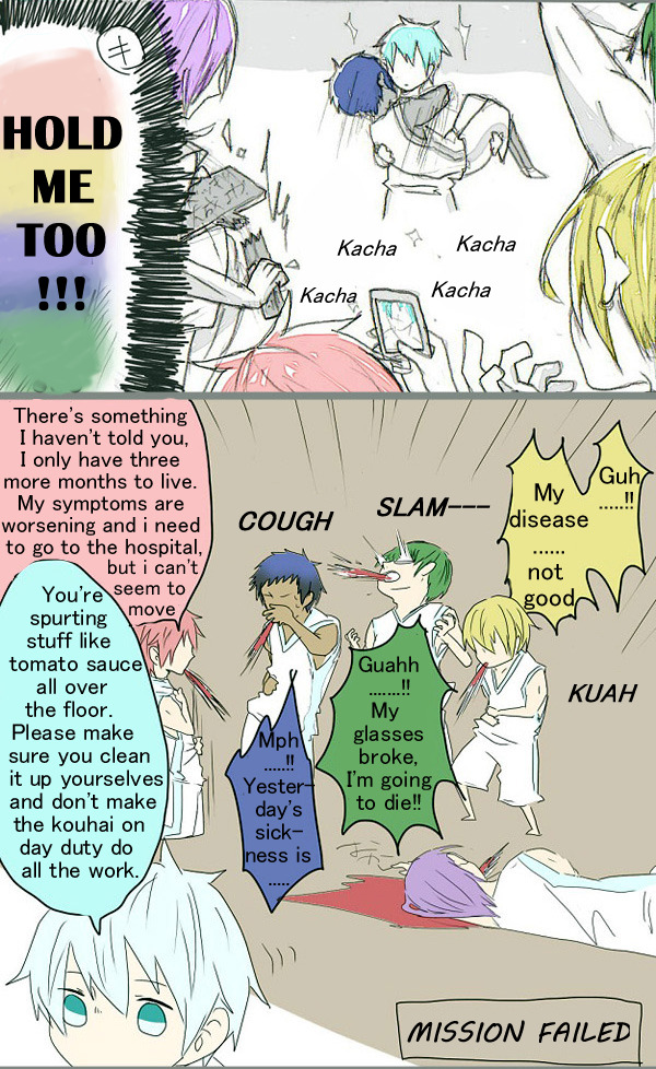 kandalice:  GoM x Kuroko: Aomine’s death Translated and Typesetted by Kandalice