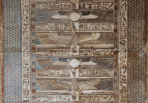 cats-of-cairo:Temple of Hathor in Dendera.