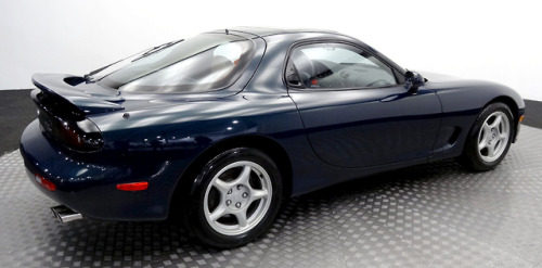 carsthatnevermadeitetc:Mazda RX-7 Touring, 1994. This car, finished in Montego Blue Metallic and fit
