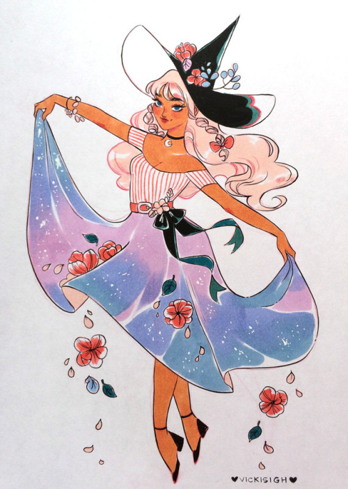 vickisigh: Last week of Inktober 2017! Thanks so much for joining me on this journey and for all your support! <3   Twitter | Instagram | Patreon | Store    