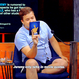 barbara: can we include television?jeremy: that’s not gonna help!