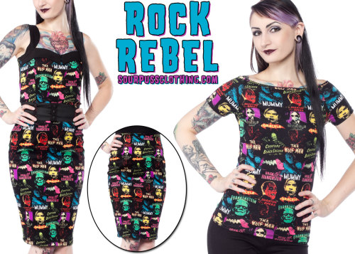 The new Monster Collage collection from Rock Rebel will have you howling! Sink your claws into this 