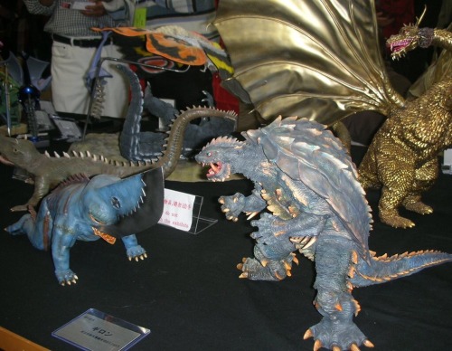 jimpluff: A thorny looking Gamera on display