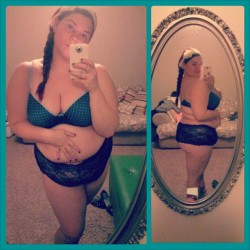 lovethechub:   I love my new teal polka dot