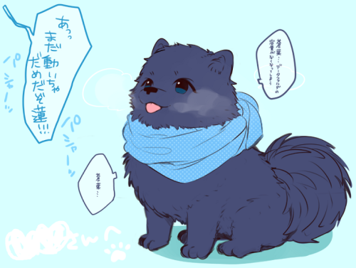 kurotix:  wimofthewabbits-deactivated2015: ぽわちゃんストラップ+らくがきログ by アラタ   AHHHH omg so cute. X3
