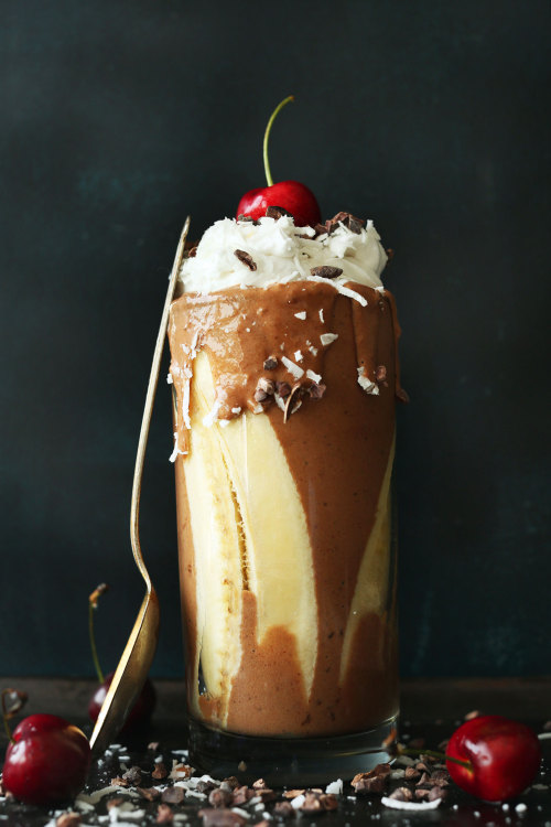 veggiecomfort:Banana Split Smoothie