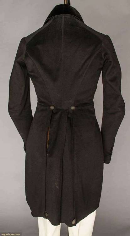 omgthatdress:Tailcoat1840sAugusta Auctions