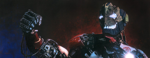 My Ultron Mark 1 painting featured in the official marvelentertainment Avengers; Age of Ultron exhib