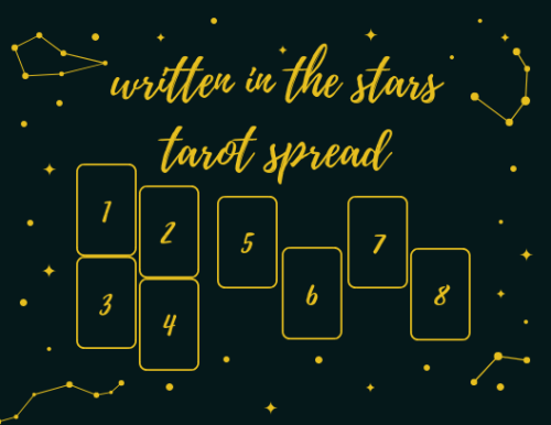 jacethewitch: Written In the Stars Tarot Spread Option 1: Love1 - 2: You and your crush / significan