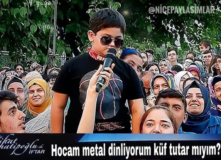 Hocam metal dinliyorum küf...