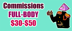 getdestroyed-staydestroyed:  And here we find ourselves again friends! To pad out some recent expenses COMMISSIONS ARE BACK AGAIN! These commissions will have multiple tiers as pictured above, but will ALL be single character full-body illustrations.