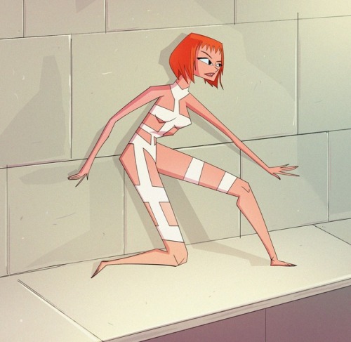 End of the week quickie of Leeloo from the Fifth Element