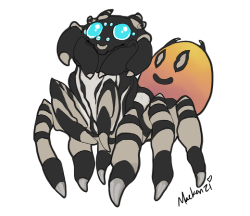 Practicing little spiderling designs~ Some are more spider than others. There are gonna be over 40 o