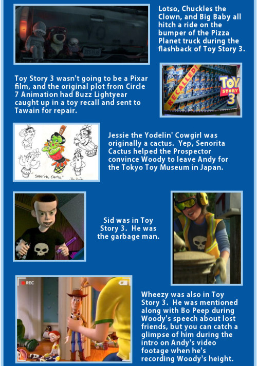 tastefullyoffensive:29 Facts You Might Not Have Known About Toy Story [aron]Previously: Pixar Movies