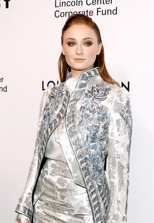 Sophie Turner attends an evening honoring Louis Vuitton and Nicolas Ghesquiere at Alice Tully Hall a