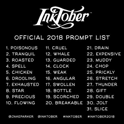 dragonprinceofficial - Taking part in Inktober or Drawtober this...