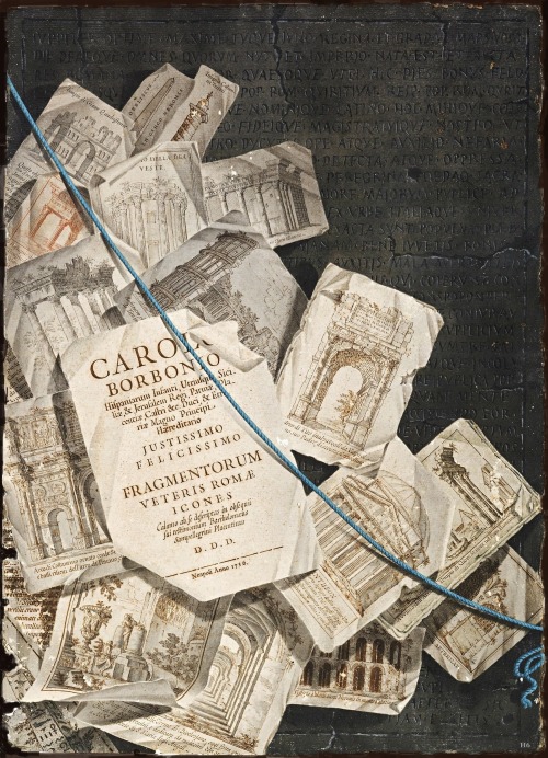 hadrian6:Trompe L’oeil. 1736.  Bartolomeo Sampellegrini da Piacenza. Italian. oil/canvas.