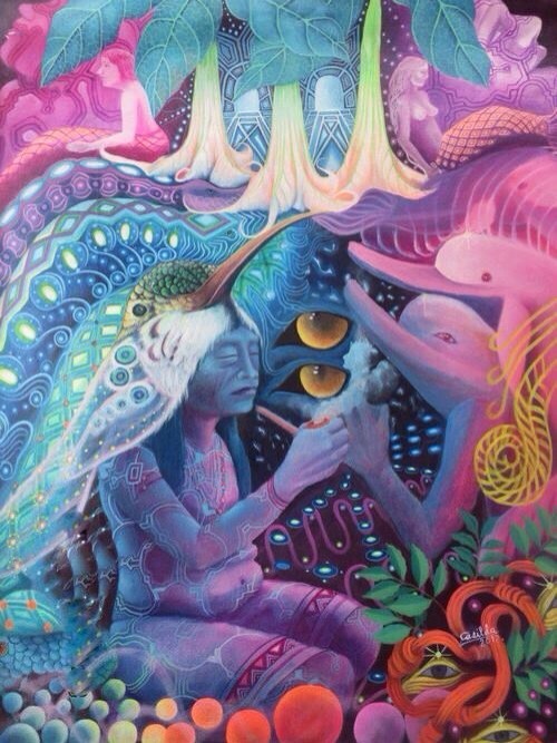 machineelves:  ॐ Art by Casilda Pinche Sanchez. Follow Machine Elves for more like