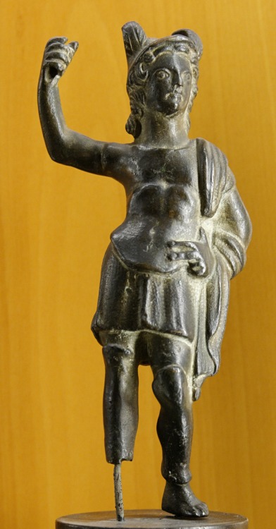 Bronze figurine of Mars, wearing a cuirass.  Now in the Museum of Fine Arts of Lyon.  Photo credit: 