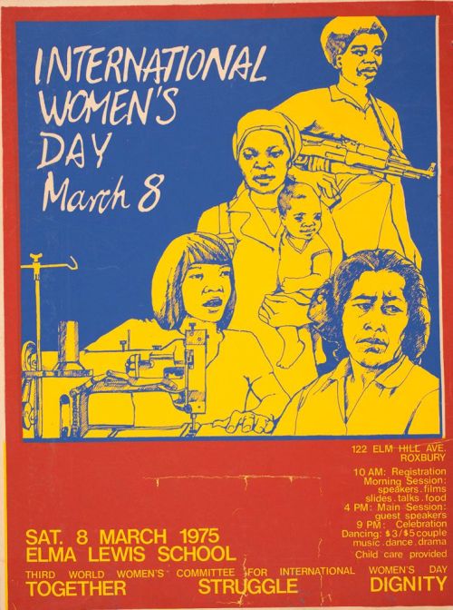 International Women’s Day posters, from theAOUON Archive at the Oakland Museum of California.
