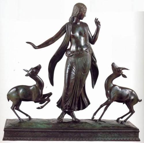 electronicgallery:Dancer and Gazelles by Paul Manship, 1916 (located in the Smithsonian American Art