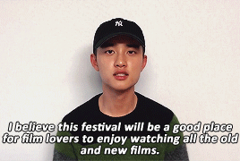 Kyungsoo’s Message For The 2nd International Film Festival & Awards