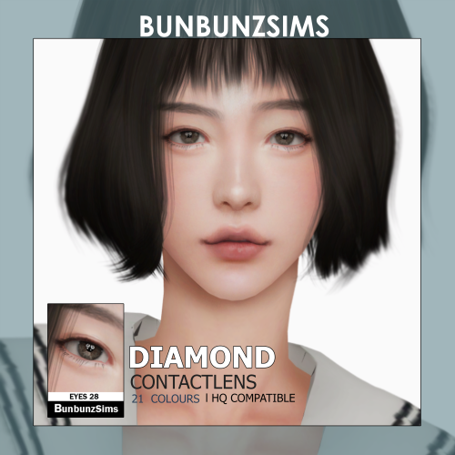 bunbunzsims1:Diamond eyes ✿ 21 colorsFace paint category21 colorsUnisexHQ/nonHQ versionDownload here