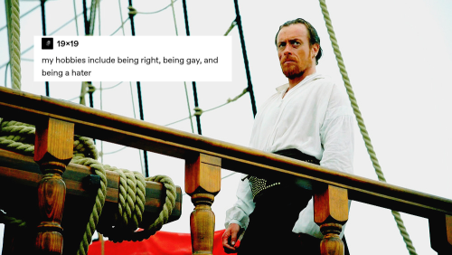 acdsgayghost:captain flint + text posts screencaps taken and edited by @dailyjamesflint