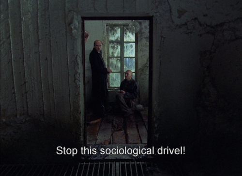 Сталкер (Stalker) , dir. Andrei Tarkovsky, 1979.