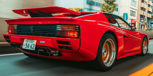 Koenig Ferrari Testarossa Bi-Turbo, 1985. The German tuner’s version of the flat 12 Ferrari added a 