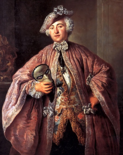 my18thcenturysource:On Wednesdays We Wear Pink:“Portrait of Egmont von Chasôt”, Antoine Pesne, first