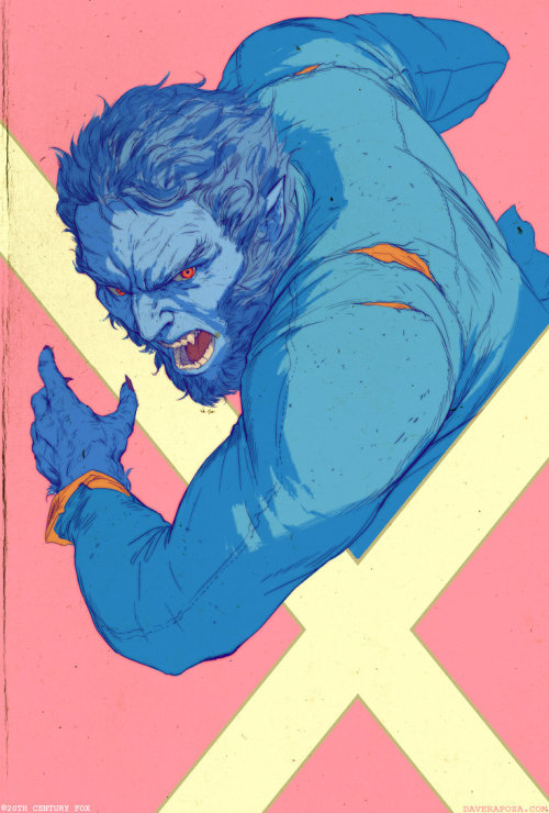 Beast from Days of Future Past by David Rapoza 