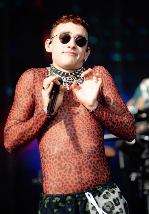 Lead singer of Years and Years, Olly Alexander, performs during the TRNSMT festival at Glasgow Green