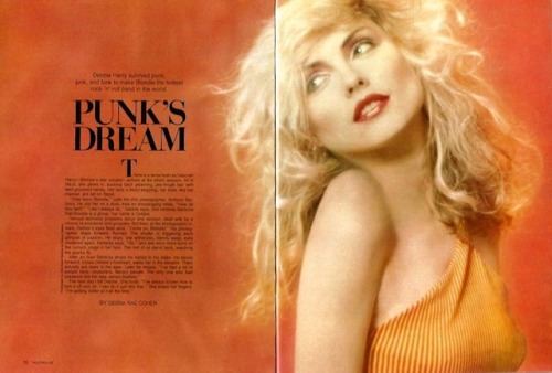 nostalgia-eh52: Penthouse February 1980: Debbie Harry