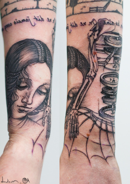 tattrx:  DWAM - Tattoo Artist &amp; Suicide GirlNantes &amp; Paris, Francesang-noir.netdwam.tumblr.comInstagram @dwam​ Personal