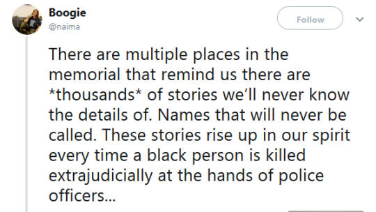 queeeensuave:  kimbysaysgo:  thatpettyblackgirl:   https://museumandmemorial.eji.org/  A gentle reminder that the “last lynchings” were between 1981-1991, so  it’s less than 40. The CRA act was passed 54 years ago. Not enough  people want to hear