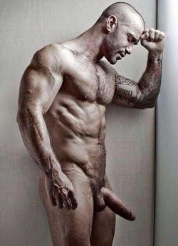 mega-panther:  Mouthwatering cock gorgeous hunk 