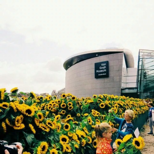 catspeach: macdaddyc: kushandwizdom: weekdaywicked: Van Gogh museum in Amsterdam, surrounded by 125k