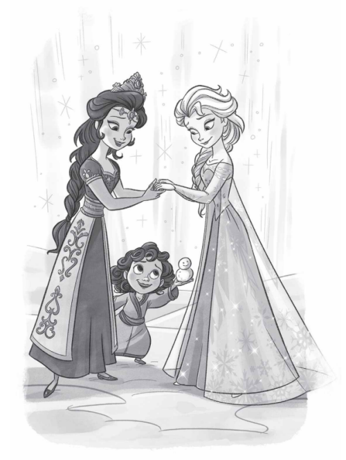 kristoffbjorgman:elsa landed herself a hot new girlfriend pass it on
