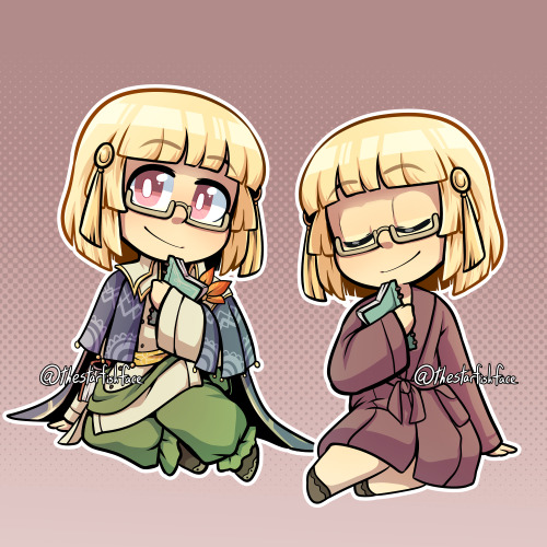 thestarfishface: Adding some more designs to the Rune Factory plushie lineup! Arthur and Vishnal wil