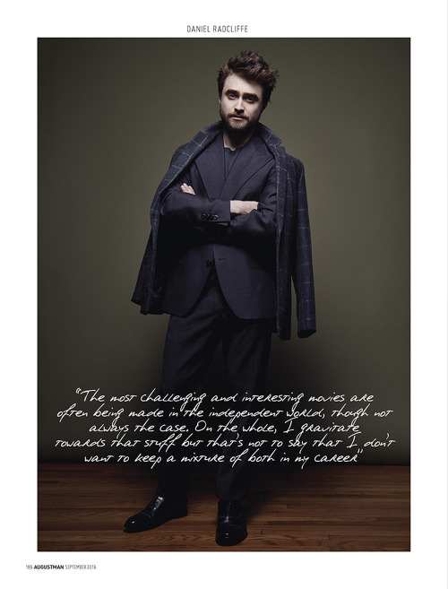 Daniel Radcliffe by Karl Simone for August Man Malaysia, September 2016 (part II)